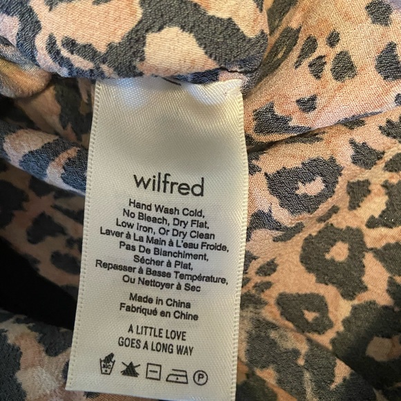 Wilfred animal print skirt size small - Picture 6 of 7